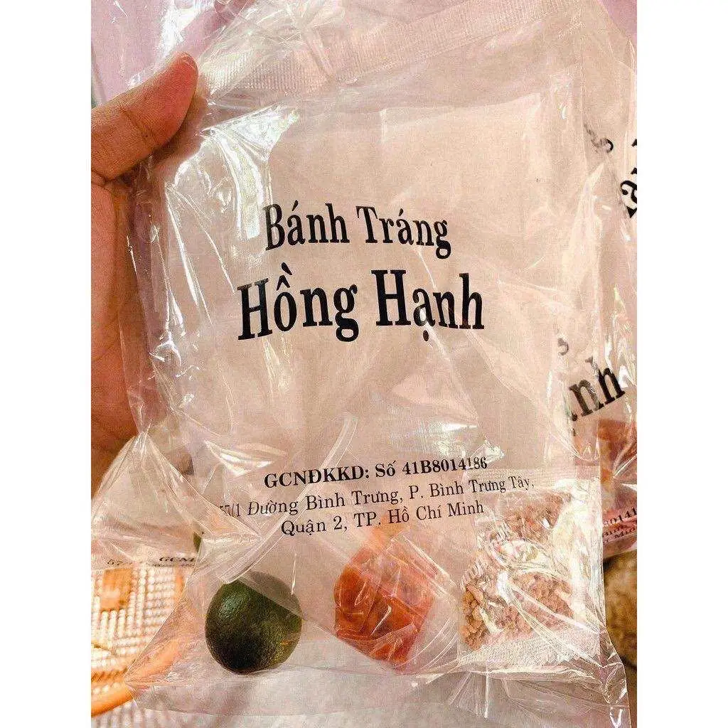 Hình ảnh Bánh tráng Hồng Hạnh sate tắc