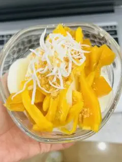 Hình ảnh Sữa chua trân châu xoài - mít