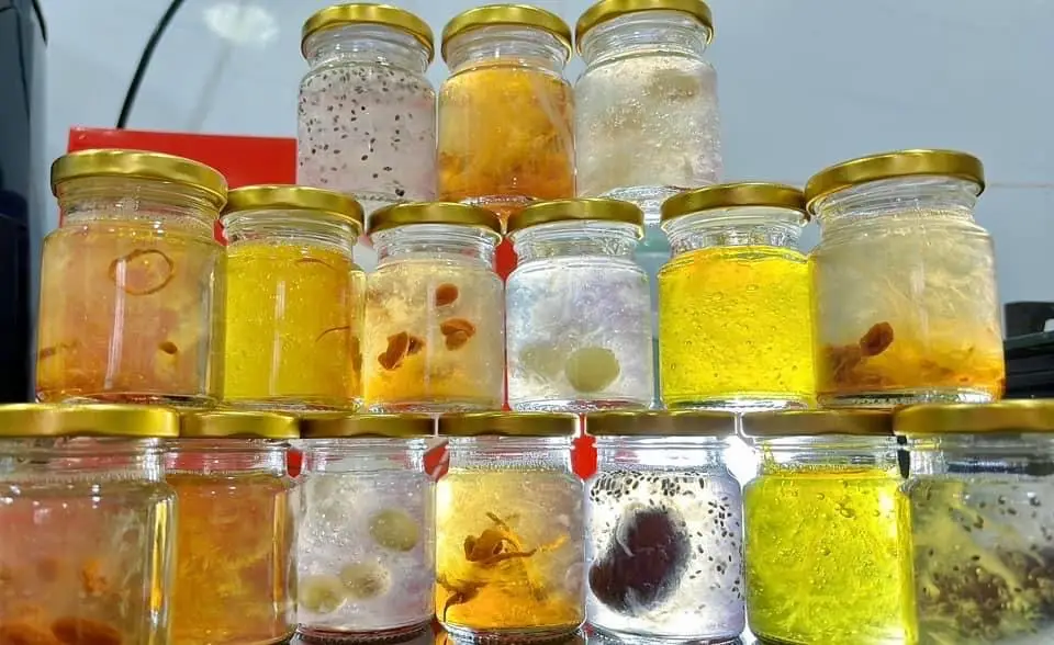 Hình ảnh Combo 5 hủ yến chưng nóng - topping mix theo yêu cầu