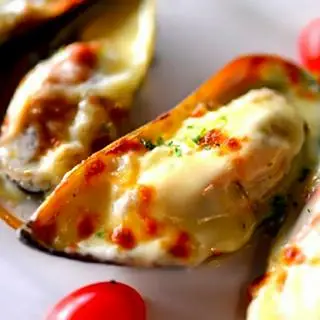 Hình ảnh Vẹm xanh nướng phô mai