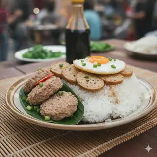 Hình ảnh Xôi Pate Trứng Chả