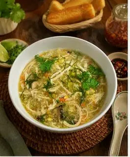 Hình ảnh Súp Gà nấm 