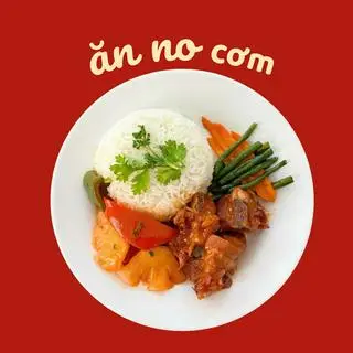 Hình ảnh Cơm Sườn Non Xào Chua Ngọt
