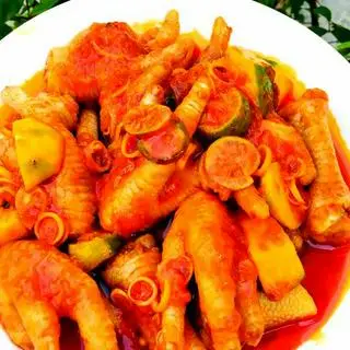 Hình ảnh Chân gà rút xương sốt Pattaya mix cóc xoài-1 hộp