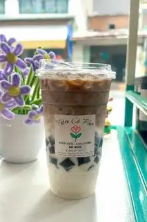 Hình ảnh Sữa dừa cà phê sương sáo