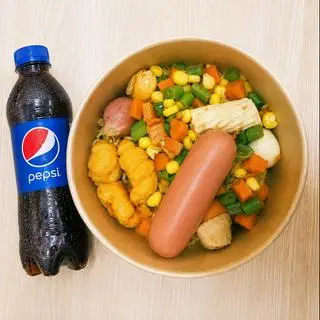 Hình ảnh Combo thập cẩm 2 mì + cocacola