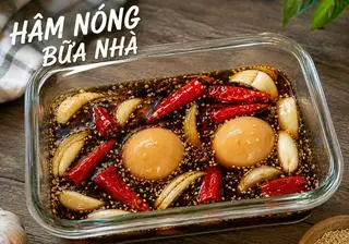 Hình ảnh Trứng gà ngâm tương