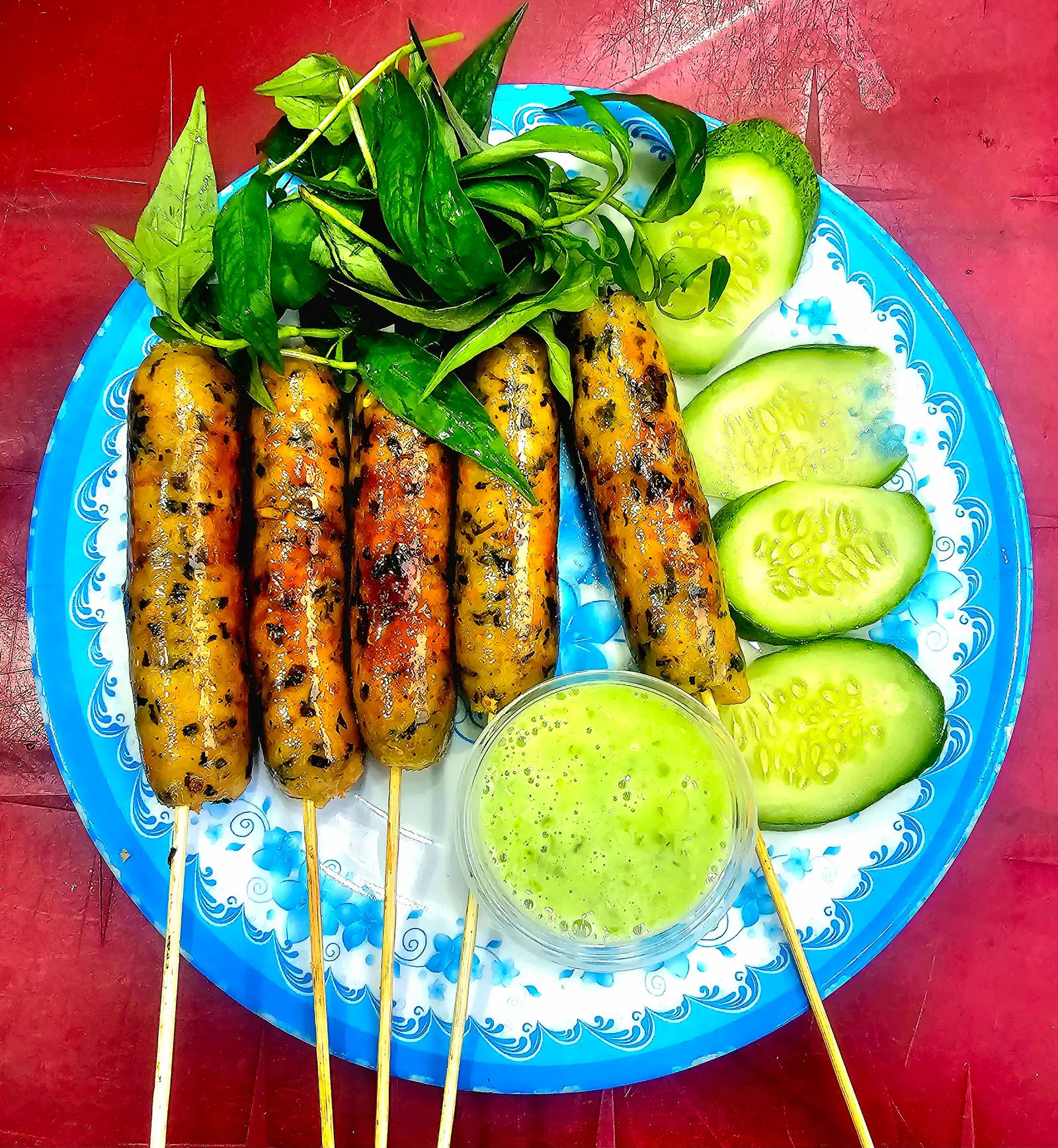 Hình ảnh Combo 5 xiên dồi sụn nướng