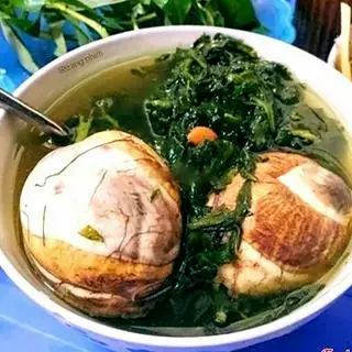 Hình ảnh Mì tần 2 trứng vịt lộn