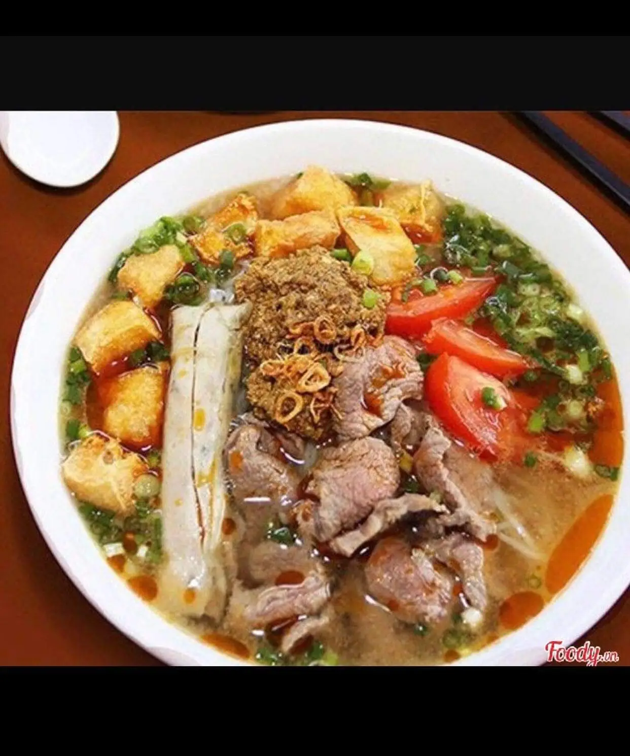 Hình ảnh bún riêu cua bò giò 