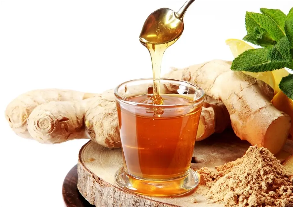 Hình ảnh Trà gừng mật ong tăng sức đề kháng