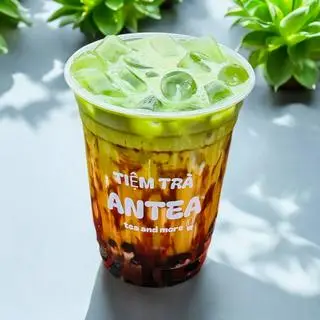 Hình ảnh Matcha latte đường đen
