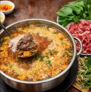 Hình ảnh Lẩu rêu cua bắp bò