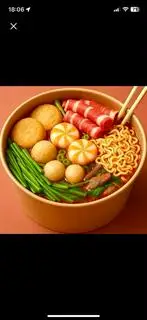 Hình ảnh Bún Thái topping viên