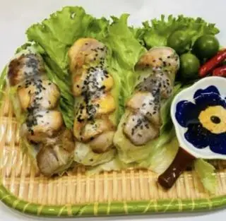 Hình ảnh Set 5 gỏi cuốn xá xíu béo ngậy