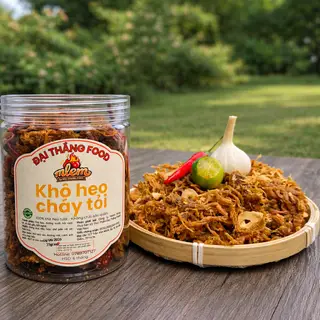 Hình ảnh khô heo cháy tỏi (hủ 200gr)