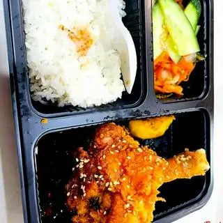 Hình ảnh Cơm đùi gà sốt