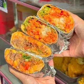 Hình ảnh Bánh Tacos Xúc Xích xông khói, thịt xông khói (Bacon)