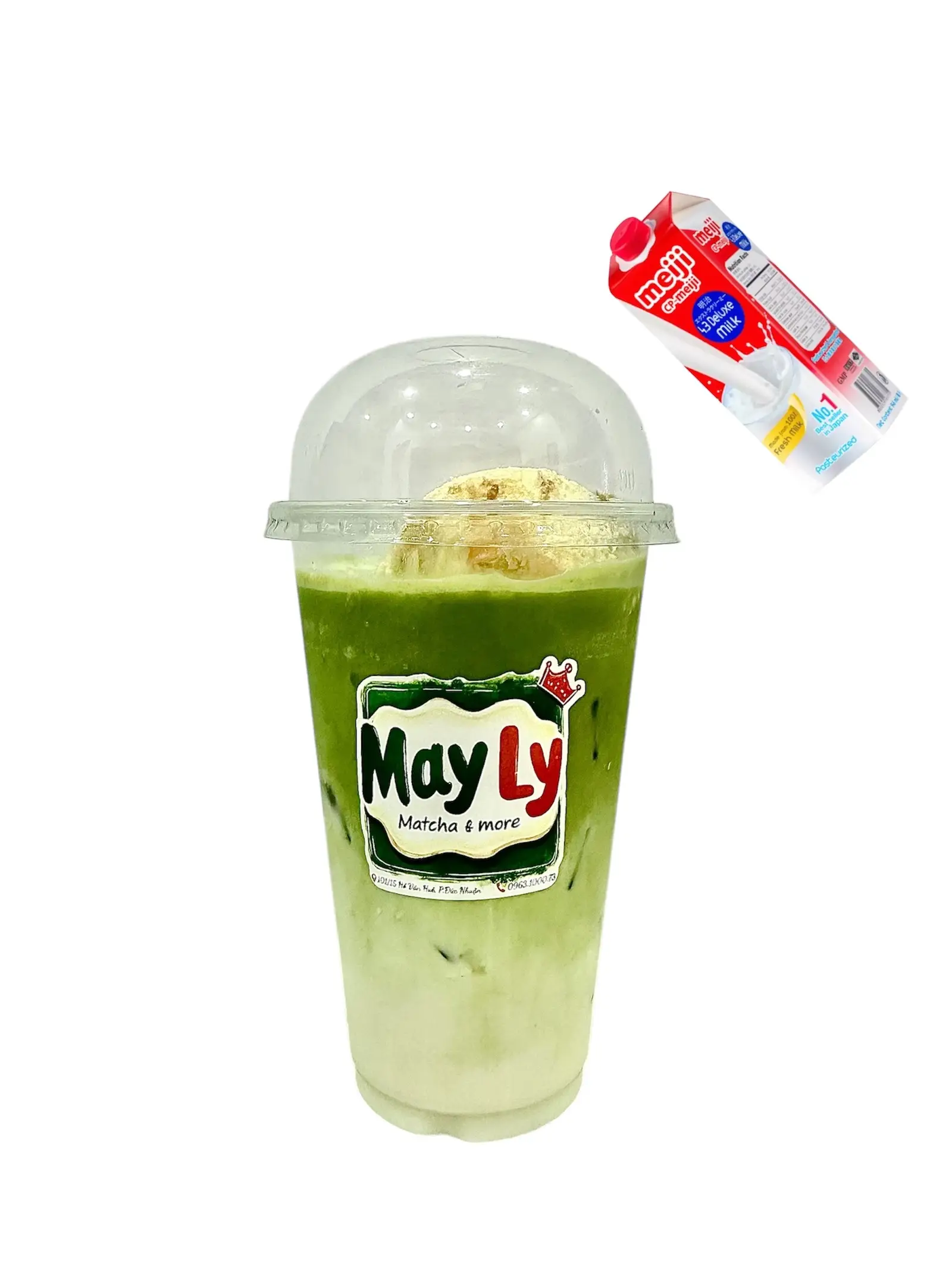 Hình ảnh Matcha Latte Banana Pudding