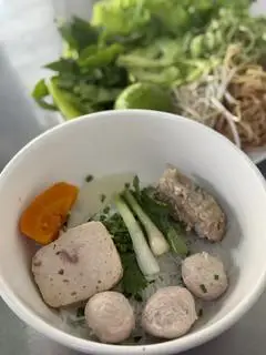 Hình ảnh Bún mọc +xương/sườn
