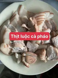 Hình ảnh thit luoc cà pháo