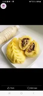 Hình ảnh bánh bao gà nấm
