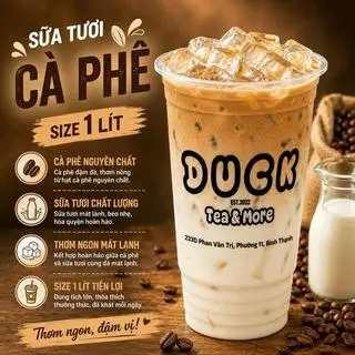 Hình ảnh Sữa Tươi Cà Phê - Size 1 Lít