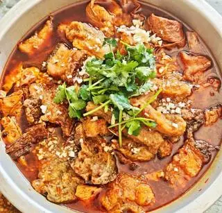 Hình ảnh Canh đậu hũ ky Tứ Xuyên Trung Quốc / 腐竹汤 / Spicy tofu