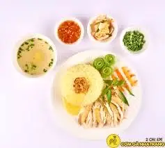 Hình ảnh cơm gỏi gà-2 người ăn 