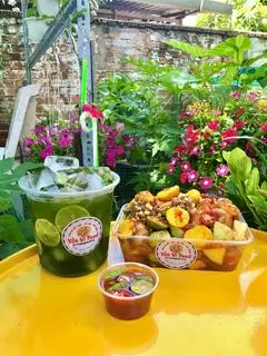 Hình ảnh Combo SỐT THÁI chân gà/trứng non/trà thái xanh (LỚN) 