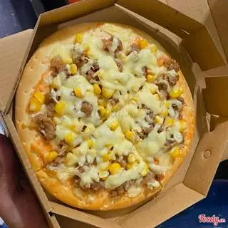 Hình ảnh Pizza bò nướng bắp Mỹ