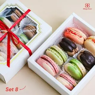 Hình ảnh bánh macaron hộp 2 cái 