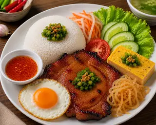 Hình ảnh Cơm Tấm Thập Cẩm 4 Món