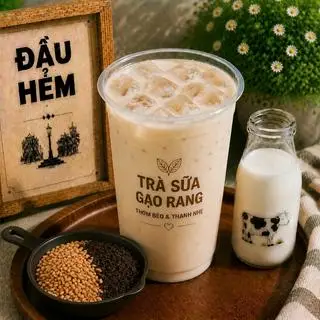 Hình ảnh Trà Sữa Gạo Chiên Không Dầu ( Có Chân Trâu )