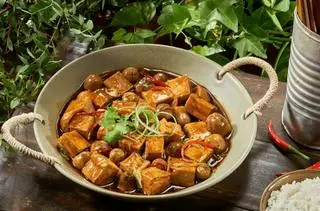 Hình ảnh Đậu hũ kho nấm rơm