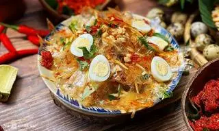 Hình ảnh Bánh Tráng Trộn Khô Mực