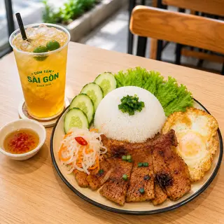 Hình ảnh Cơm Tấm Sườn | Trà Quất