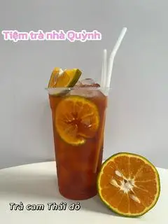 Hình ảnh Trà cam Thái đỏ