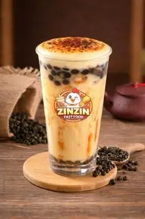 Hình ảnh Hồng trà sữa kem trứng nướng