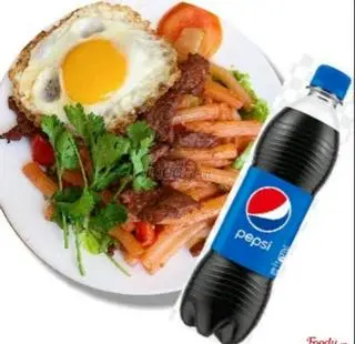 Hình ảnh Combo Nui xào bò + Trứng opla + pepsi