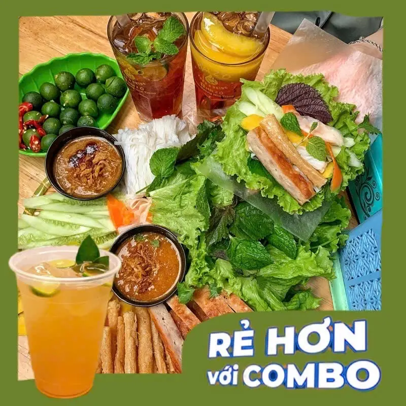 Hình ảnh COMBO: Nem nướng + Trà quất