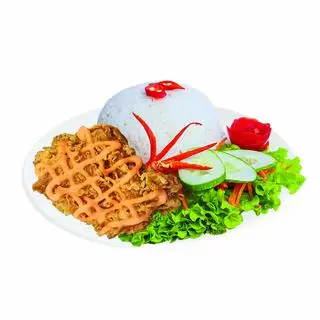 Hình ảnh Cơm gà sốt phô mai