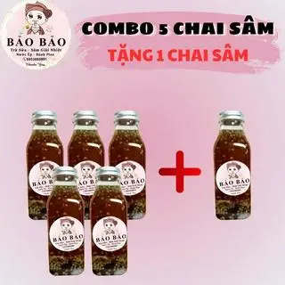 Hình ảnh Combo 5 chai sâm tặng 1 chai
