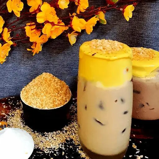 Hình ảnh Trà sữa kem dừa nướng