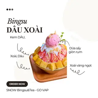 Hình ảnh BINGSU DÂU XOÀI
