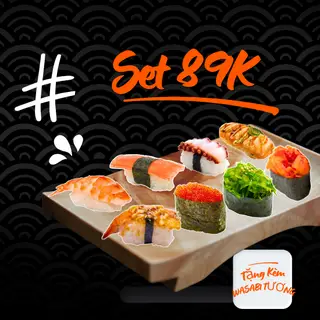 Hình ảnh Set menu 5 nigiri - 3 gunkan