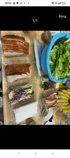 Hình ảnh Bánh tráng cuốn thịt luộc