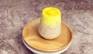 Hình ảnh Trà Sữa Oolong Kem Trứng Nướng