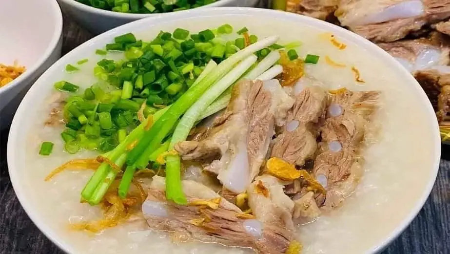 Hình ảnh cháo sụn heo