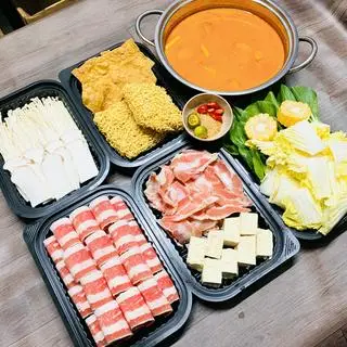 Hình ảnh Set lẩu thái bò mỹ - sườn sụn 